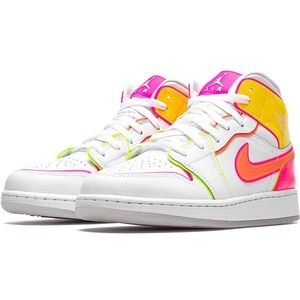 COPY - Nike Jordan Youth Air 1 Mid Gs Edge Glow